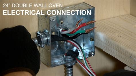 double wall oven junction box|wall oven junction box location.